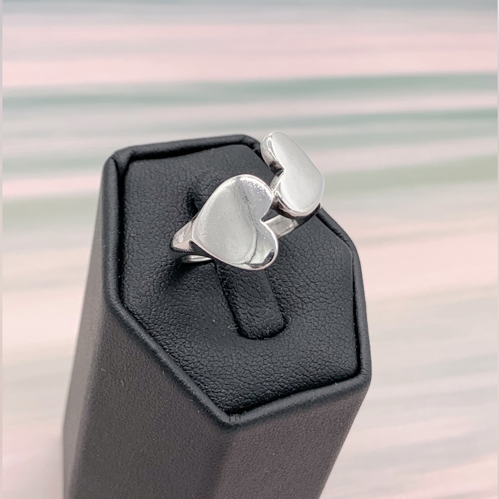 💝Super rare RETIRED double heart James Avery ring! Perfect for Valentine’s Day! - Picture 4 of 8